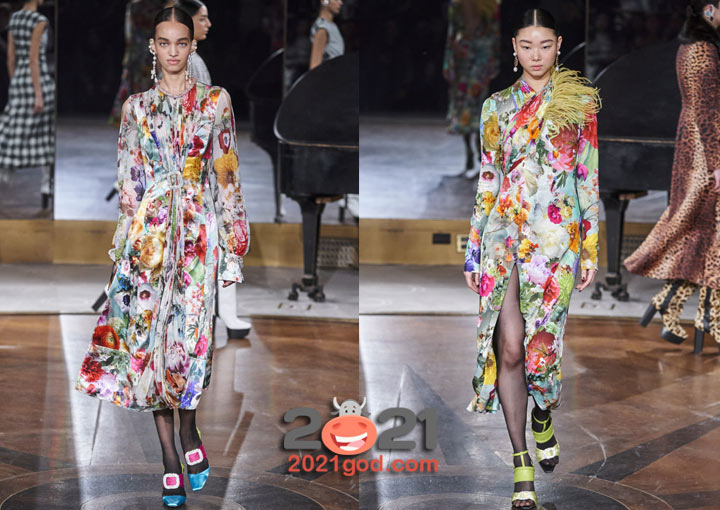 Модный цветочный принт зимы 2020-2021