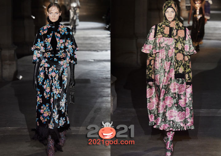 Модный флористический принт зимы 2020-2021