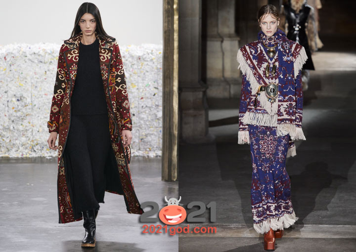 Гобеленовый принт - тренды зимы 2020-2021