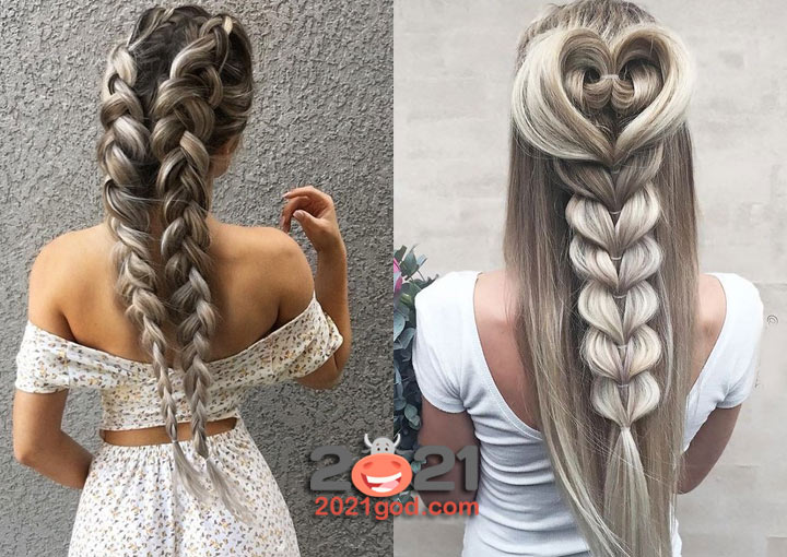 Прически с косами - модные идеи на 2021 год