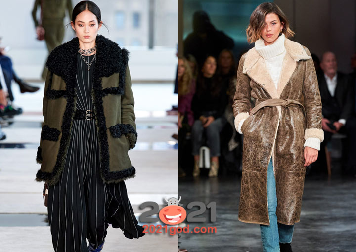 Модные дубленки для женщин на 2021 год