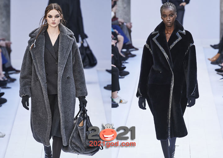 Длинные плюшевые шубы зимы 2020-2021