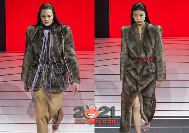 Модные шубы Прада зимы 2020-2021
