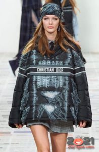 Модный анорак Диор осень-зима 2020-2021