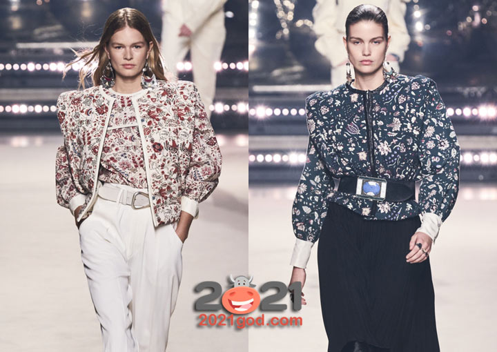 Модные цветные бомберы от Isabel Marant осень-зима 2020-2021