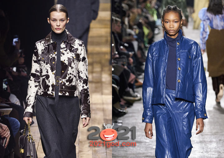 Модные модели кожаных курток на 2021 год