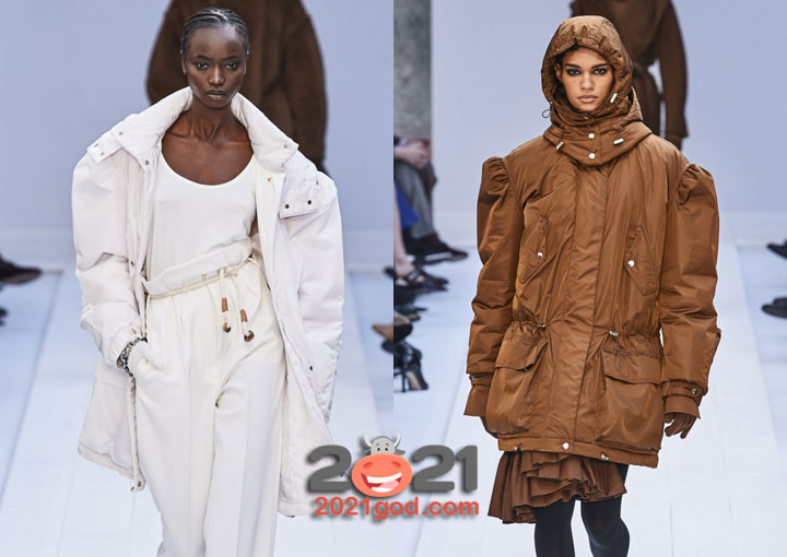 Модные пуховики Max Mara осень-зима 2020-2021