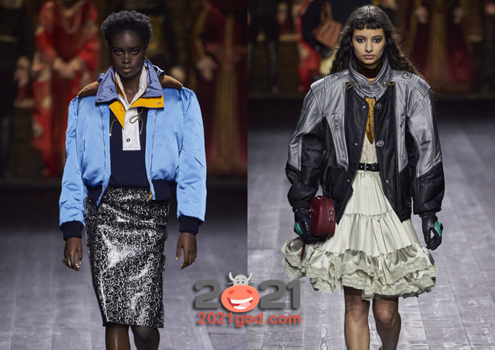 Пуховик бомбер на 2021 год