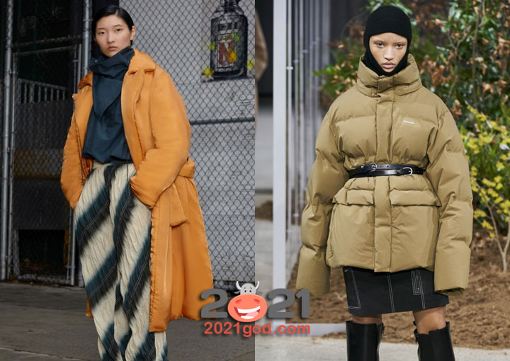 Модные пуховики оверсайз на 2021 год