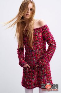 Твидовый лук от Шанель коллекция Haute Couture зима 2020-2021