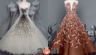 Пышное платье Диор коллекции Haute Couture осень-зима 2020-2021