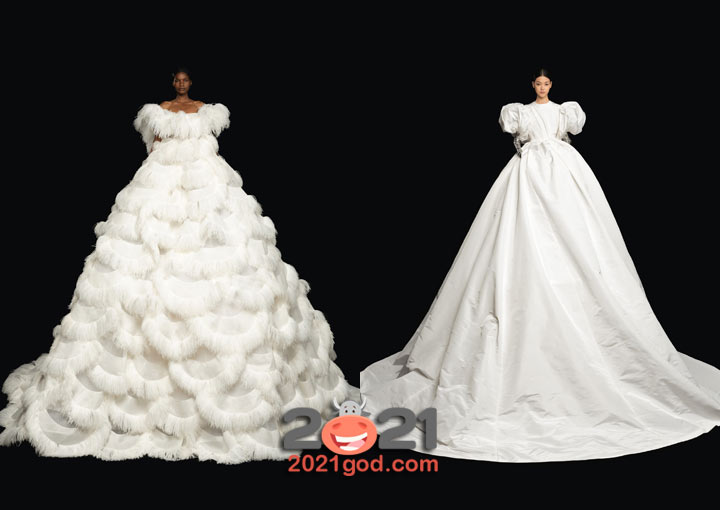 Высокая мода от Валентино зимы 2020-2021 - пышные платья