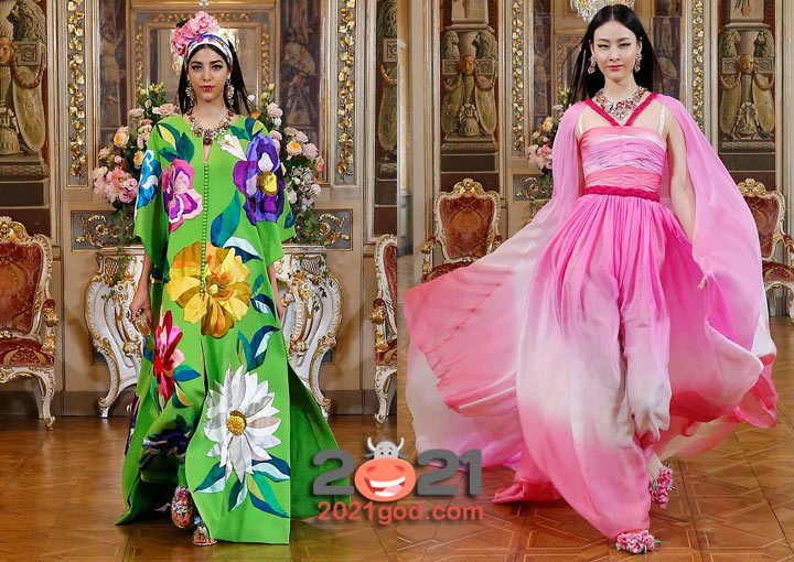 Dolce & Gabbana трендовые луки высокой моды сезона осень-зима 2020-2021