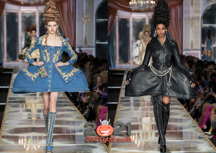 Саопги со шнуровкой от Moschino осень-зима 2020-2021