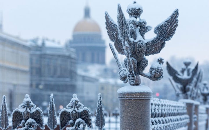 Погода зимой 2020-2021 года в Санкт-Петербурге