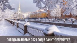 Погода на Новый 2021 год в Санкт-Петербурге