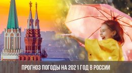Прогноз погоды на 2021 год в России