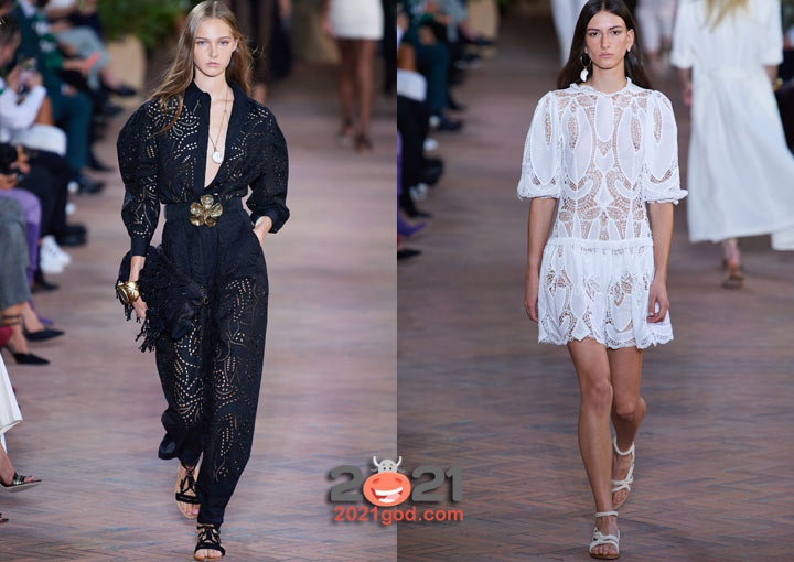 Мода весна-лето 2021 - воздушный ажур