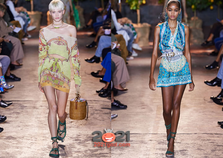 Модные короткие юбки весна-лето 2021