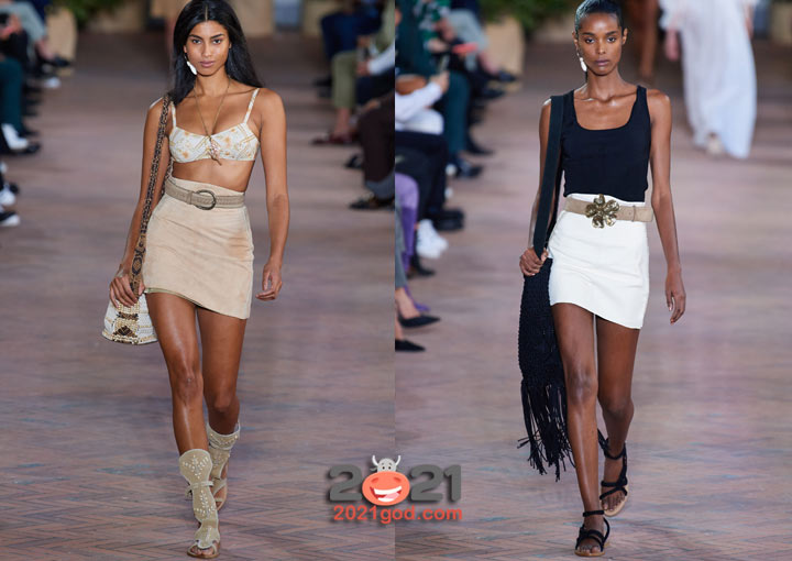 Модные мини юбки весна-лето 2021