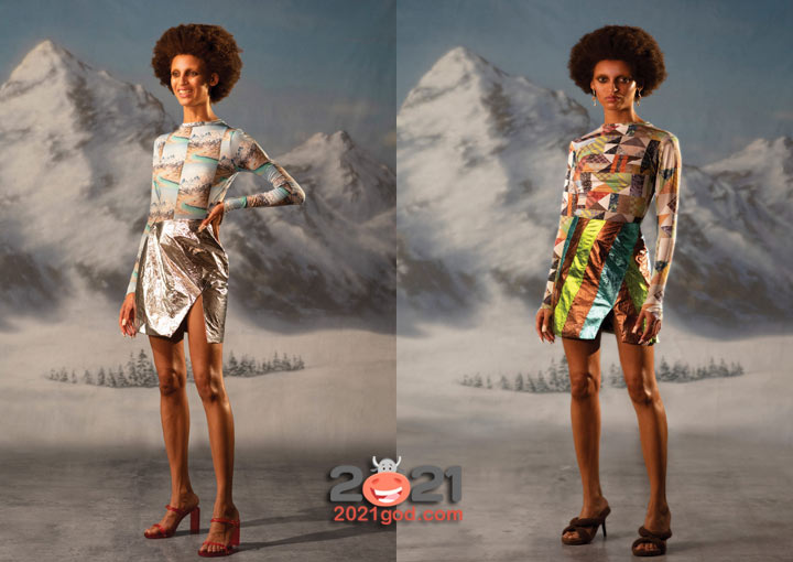 Модные мини юбки с разрезом весна-лето 2021